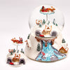 Snow Globe FLYING SANTA CLAUS
